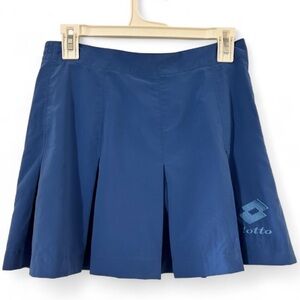 NWT Lotto Sport Tennis Mini Pleated Skirt Maggie Blue Women’s Medium
